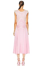LoveShackFancy Provencia Dress in Sweet Pink, view 3, click to view large image.