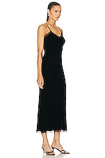 LoveShackFancy Venus Dress in Black, view 2, click to view large image.