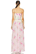 LoveShackFancy Pintil Dress in Garden Sunset, view 4, click to view large image.
