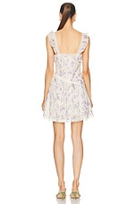 LoveShackFancy Serima Dress in Dusty Lavender, view 4, click to view large image.