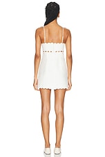 LoveShackFancy Sydow Dress in Antique White, view 3, click to view large image.