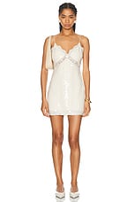LoveShackFancy Finta Dress in Cream, view 1, click to view large image.