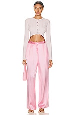 LoveShackFancy Emberlynn Pant in Sweet Pink, view 4, click to view large image.