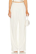 LoveShackFancy Adams Pant in Antique White, view 1, click to view large image.