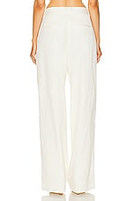 LoveShackFancy Adams Pant in Antique White, view 3, click to view large image.