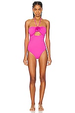 LoveShackFancy Didi One Piece Swimsuit in Party Punch, view 1, click to view large image.