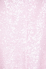 Lapointe Sequin Viscose High Neck Sleeveless Dress in Blossom, view 4, click to view large image.