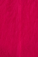 Lapointe Lightweight Fringe Relaxed Pleated Pant in Cerise, view 5, click to view large image.