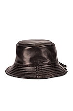 Loewe Fisherman Hat in Black, view 3, click to view large image.
