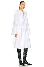 Loewe Tunic Dress in Optic White, view 2, click to view large image.