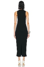 Loewe Anagram Pebble Dress in Black, view 3, click to view large image.
