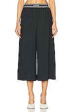 Loewe Cropped Trouser in Anthracite Melange, view 1, click to view large image.