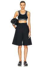 Loewe Tailored Short in Midnight Blue, view 4, click to view large image.