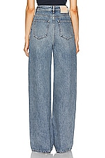 Loewe High Waisted Straight Leg in Washed Blue, view 3, click to view large image.