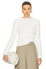 Loewe Sweater in White, view 1, click to view large image.