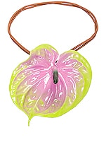 Anthurium charm in resin Green - LOEWE