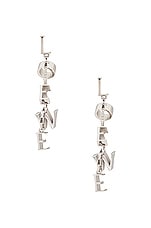 Loewe Bold Earrings in Silver, view 1, click to view large image.