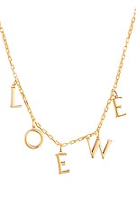 Loewe Bold Necklace in Gold, view 3, click to view large image.