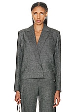 Loewe Tailored Jacket in Black & White, view 1, click to view large image.