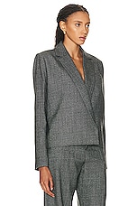 Loewe Tailored Jacket in Black & White, view 2, click to view large image.