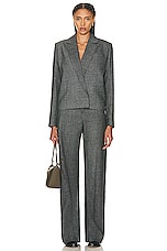 Loewe Tailored Jacket in Black & White, view 4, click to view large image.