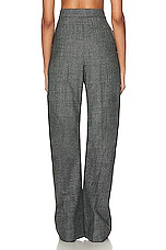 Loewe High Waisted Trouser in Black & White, view 3, click to view large image.