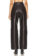 Loewe Trouser in Dark Brown, view 3, click to view large image.