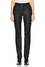 Loewe Skinny Leather Trouser in Black, view 1, click to view large image.