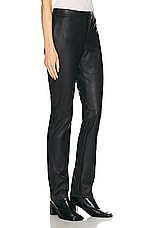 Loewe Skinny Leather Trouser in Black, view 2, click to view large image.