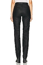 Loewe Skinny Leather Trouser in Black, view 3, click to view large image.