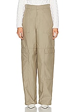 Loewe Cargo Trouser in Laurel Green, view 1, click to view large image.