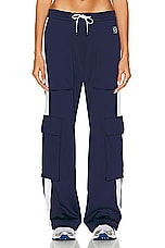 Loewe Cargo Tracksuit Trouser in Marine, view 1, click to view large image.