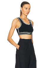 Loewe Cropped Tank Top in Black, view 2, click to view large image.