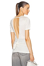 Loewe Knot Top in Off White, view 1, click to view large image.
