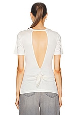 Loewe Knot Top in Off White, view 4, click to view large image.