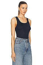 Loewe Tank Top in Deep Marine, view 2, click to view large image.