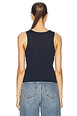 Loewe Tank Top in Deep Marine, view 3, click to view large image.