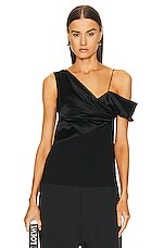 Loewe Draped Top in Black, view 1, click to view large image.