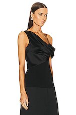 Loewe Draped Top in Black, view 2, click to view large image.