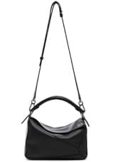 Loewe Puzzle Small Bag in Black, view 6, click to view large image.
