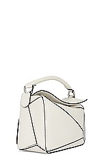Loewe Puzzle Small Bag in Soft White, view 4, click to view large image.