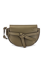 Loewe Gate Dual Mini Bag in Autumn Green, view 1, click to view large image.