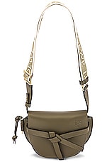 Loewe Gate Dual Mini Bag in Autumn Green, view 6, click to view large image.