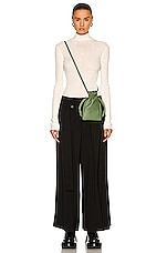 Loewe Flamenco Pocket Bag in Rosemary, view 2, click to view large image.