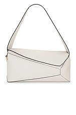 LOEWE ホワイト パズルバッグ スモール（ソフトグレインカーフ） ホワイト - LOEWE