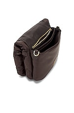 Loewe Goya Puffer Bag in Dark Chocolate, view 4, click to view large image.