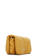 Loewe Goya Puffer Mini Bag in Camel, view 5, click to view large image.
