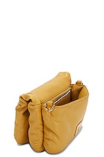 Loewe Goya Puffer Mini Bag in Camel, view 6, click to view large image.