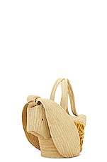 Loewe Bunny Basket Small Bag in Natural, view 4, click to view large image.