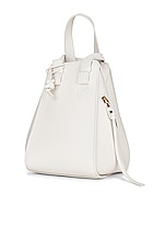 Loewe Hammock Monochrome Compact Bag in White, view 5, click to view large image.
